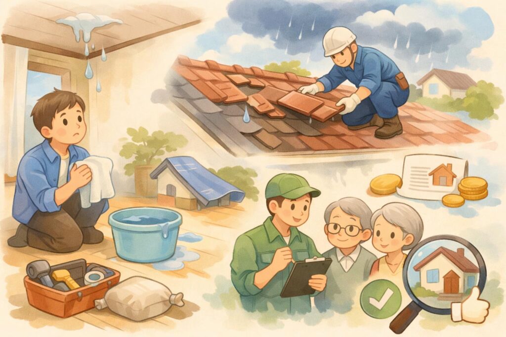 雨漏り調査・修繕 けんおうリノベーション