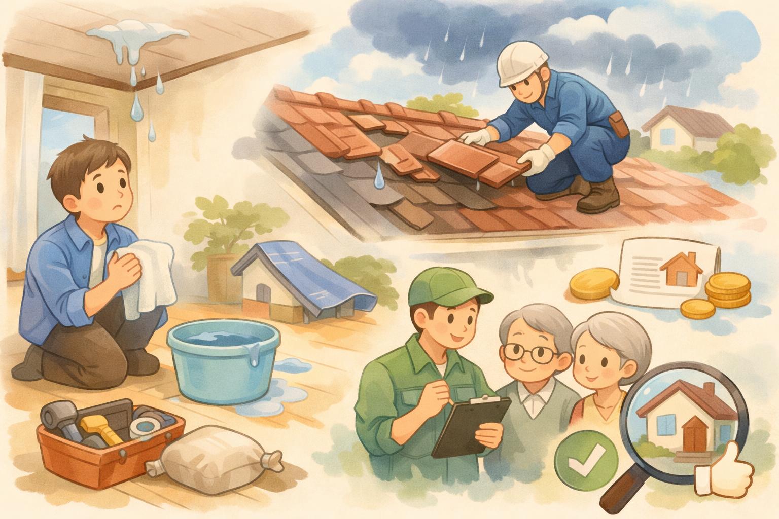 雨漏り調査・修繕 けんおうリノベーション